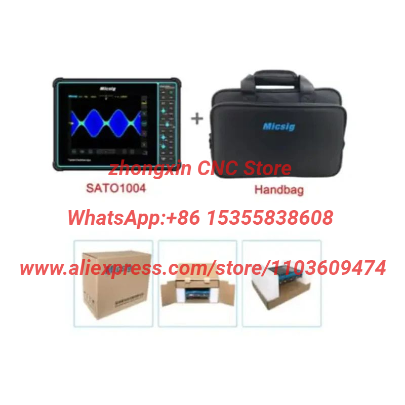 Handheld Tablet Oscilloscope Touchscreen 100Mhz - SATO1004 Micsig Otomotiv Tablet Osiloskop 8