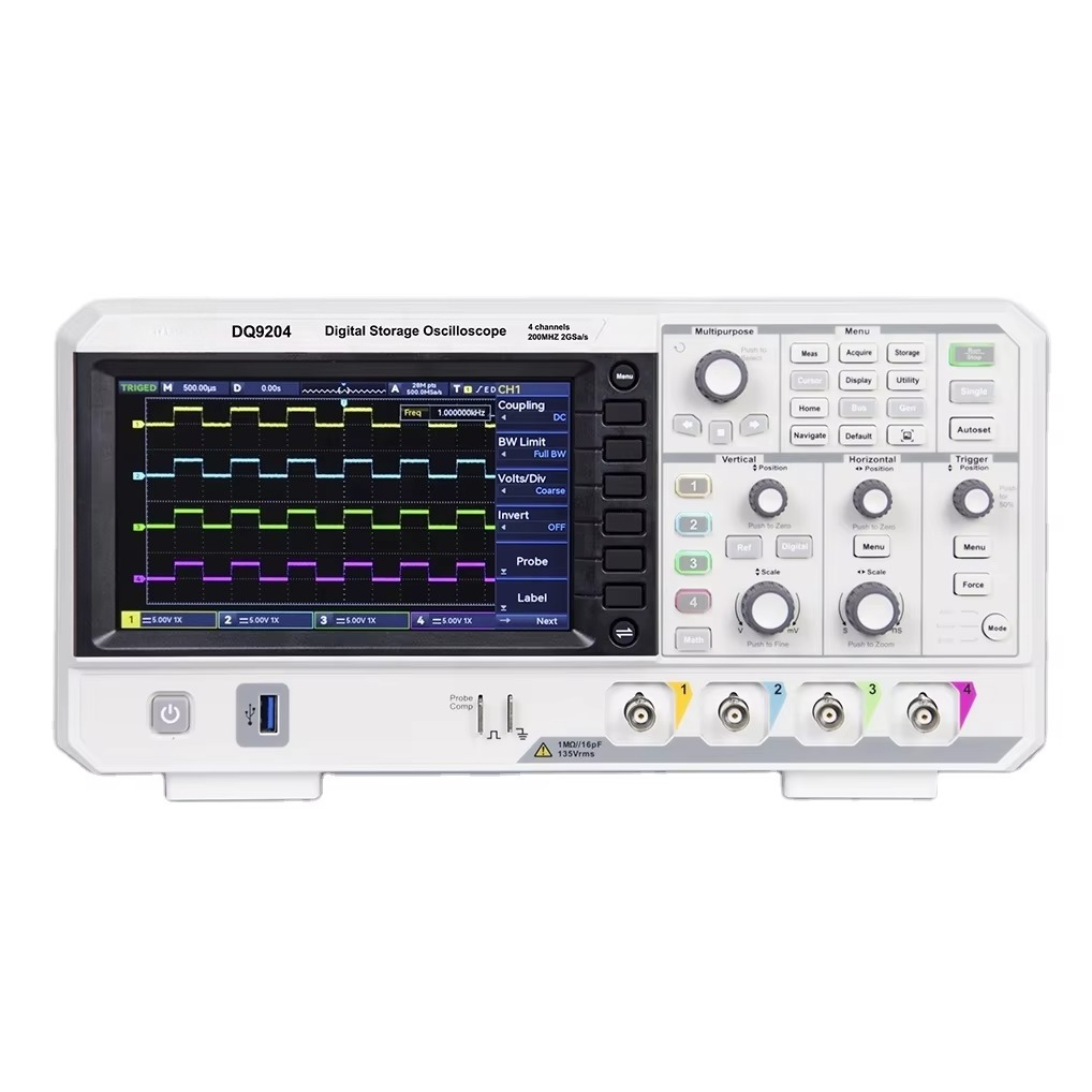 Digital Storage Oscilloscope 4 Channel 100Mhz - DQ9104 DQ9204 DİJİTAL DEPOLAMA OSCİLOSKOPU 4