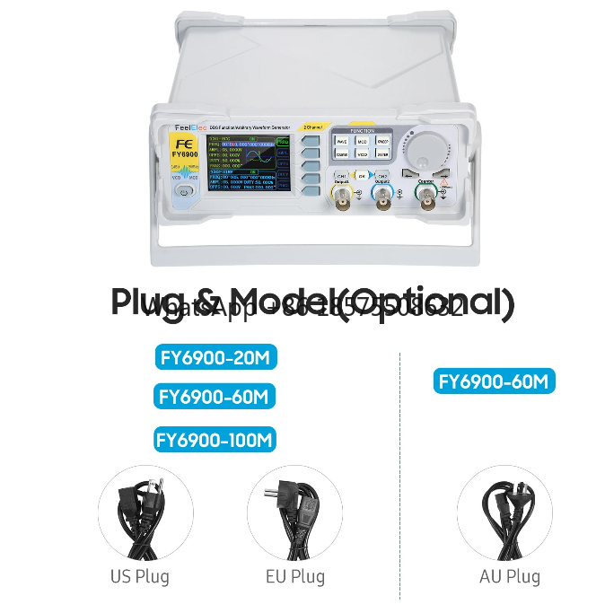Dual Channel Arbitrary Waveform Function Generator 60Mhz - 60MHz Fonksiyon Sinyal Üreticisi Dijital DDS