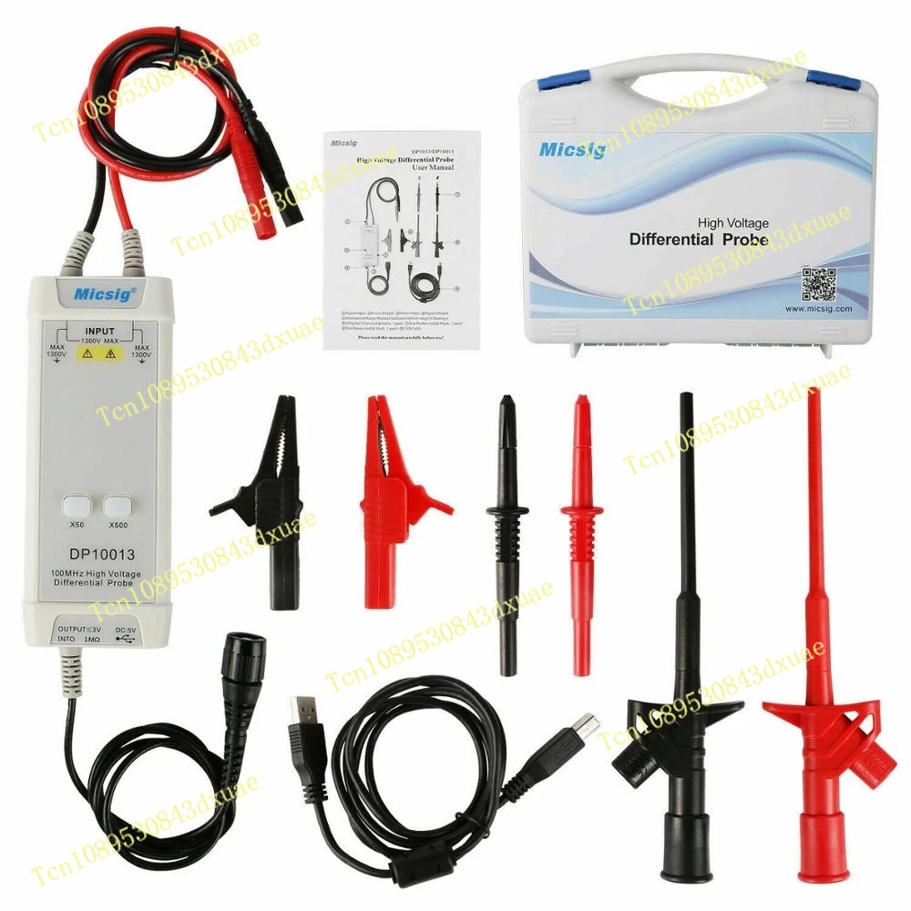 High Voltage Differential Probe 100Mhz 1300V - 2025Micsig Osiloskop 1300V 100MHz Yüksek Gerilim