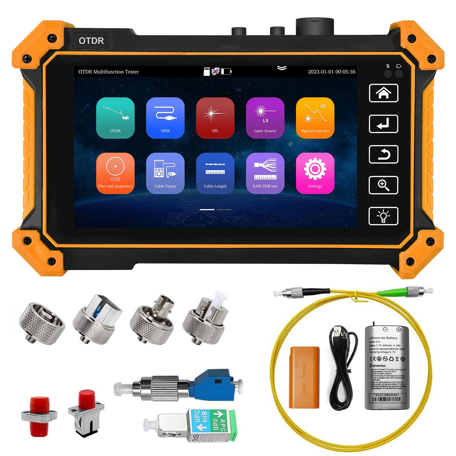 Optical Time Domain Reflectometer Otdr 1310 1550Nm - 5.5 İnç OTDR Fiber Test Cihazı
