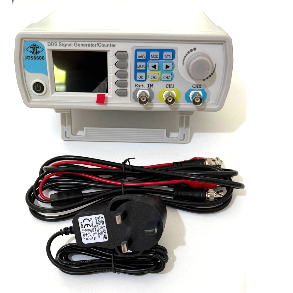 Dual Channel Arbitrary Waveform Function Generator 60Mhz - JDS6600 60MHz DDS Fonksiyon Sinyal Jeneratörü