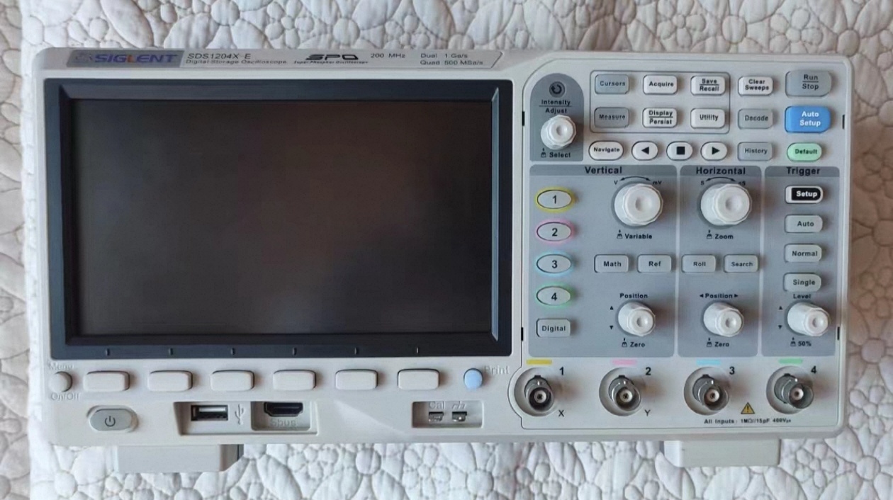 Digital Storage Oscilloscope 4 Channel 100Mhz - SIGLENT SDS1204X-E 200MHz 4 Kanallı Dijital