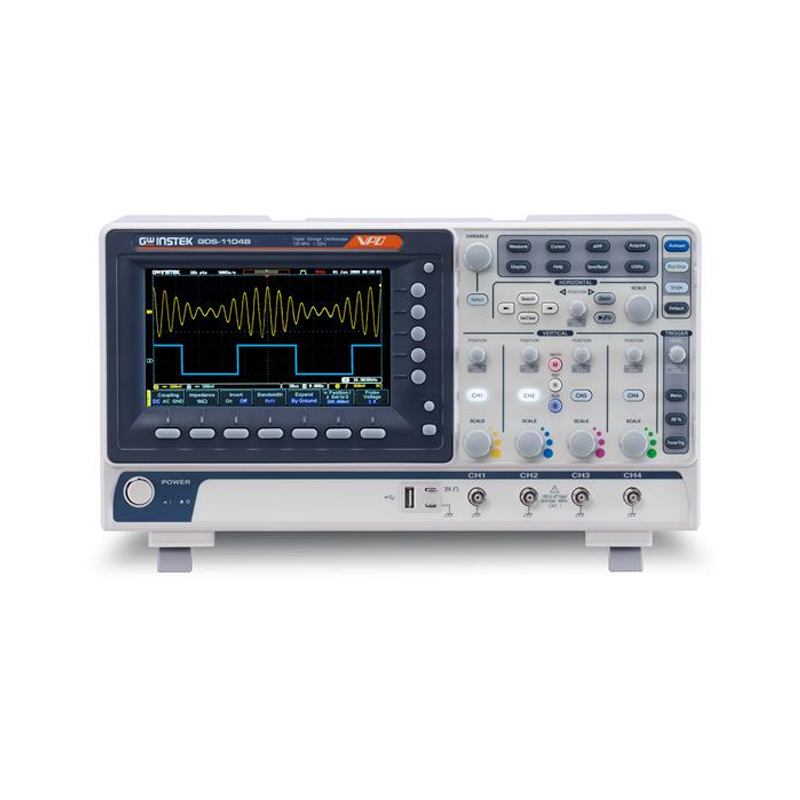 Digital Storage Oscilloscope 4 Channel 100Mhz - GDS-1104B 4 Kanallı 100MHz Taşınabilir Dijital