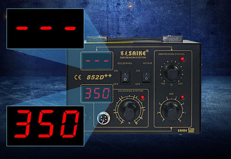 Yüksek Güçlü Dijital Ekran 852 - Smd Rework Station Hot Air Soldering 2 In 1 incelemesi ve fiyatı