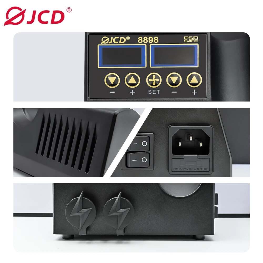 JCD 8898 lehimleme İstasyonu 7 - Smd Rework Station Hot Air Soldering 2 In 1 incelemesi ve fiyatı