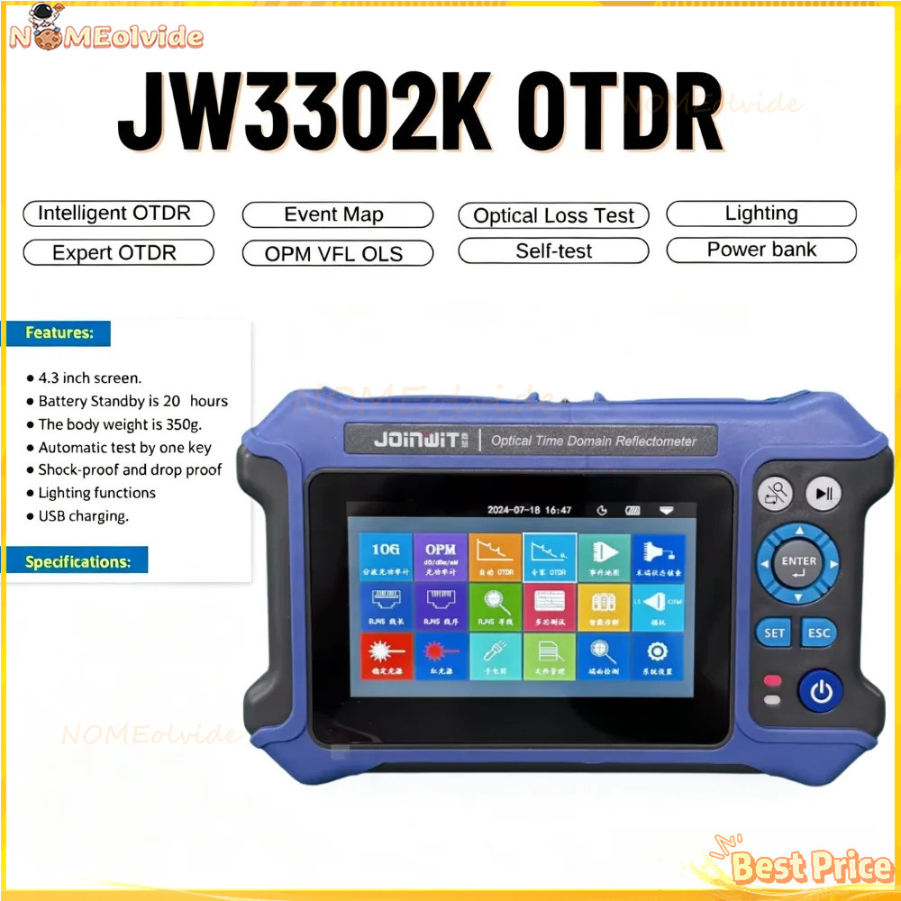 joinwit JW3302K 28Db/26Db SM 1 - Optical Time Domain Reflectometer Otdr 1310 1550Nm incelemesi ve fiyatı