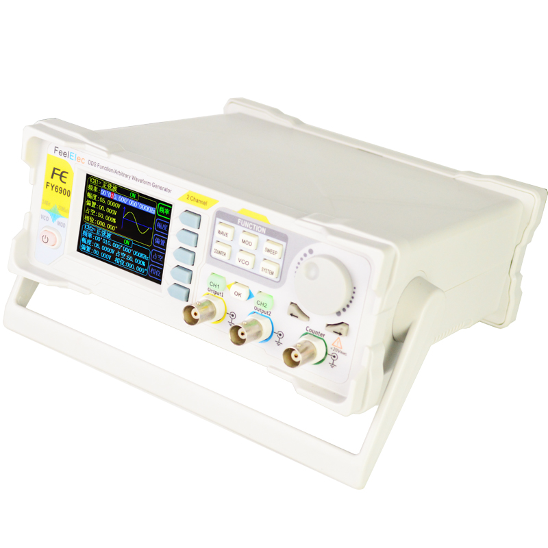 YENİ FY6900 Çift Kanallı DDS F - Dual Channel Arbitrary Waveform Function Generator 60Mhz incelemesi ve fiyatı