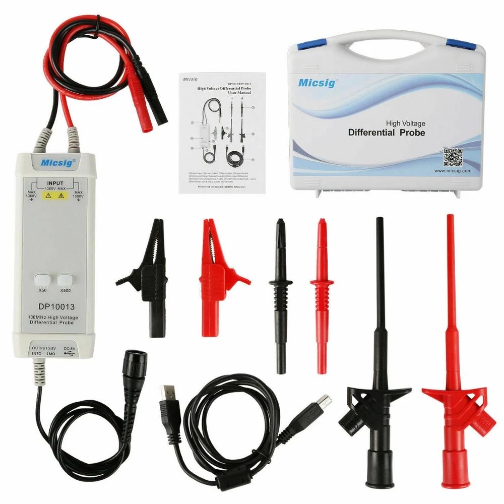 2025Micsig Osiloskop 1300V 100 - High Voltage Differential Probe 100Mhz 1300V incelemesi ve fiyatı