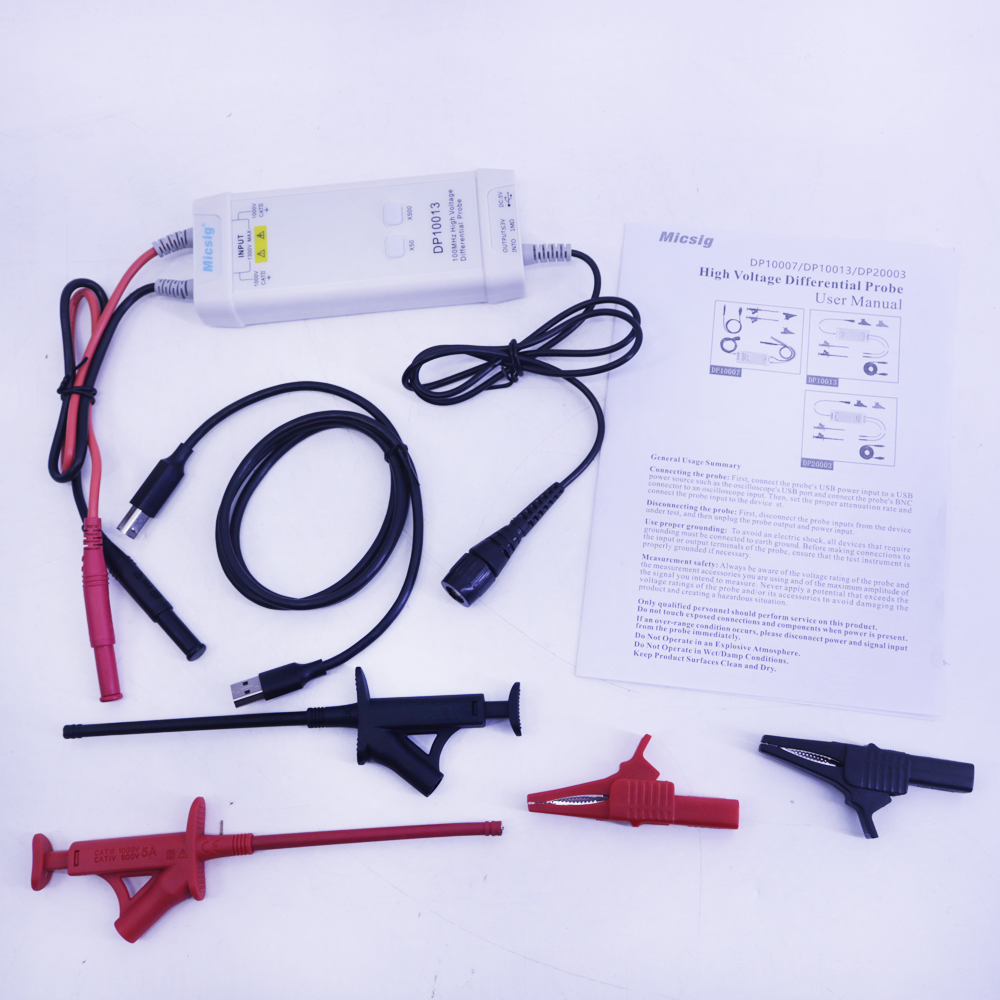 Micsig Osiloskop DP10013 1300V - High Voltage Differential Probe 100Mhz 1300V incelemesi ve fiyatı
