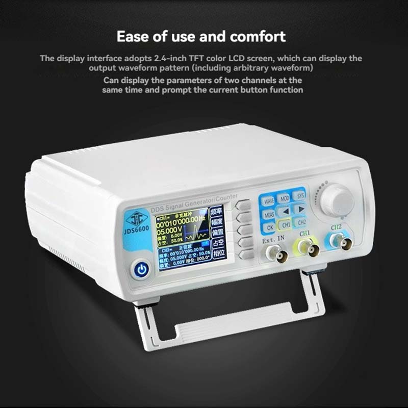 Çift Kanallı DDS Sinyal Üretic - Dual Channel Arbitrary Waveform Function Generator 60Mhz incelemesi ve fiyatı