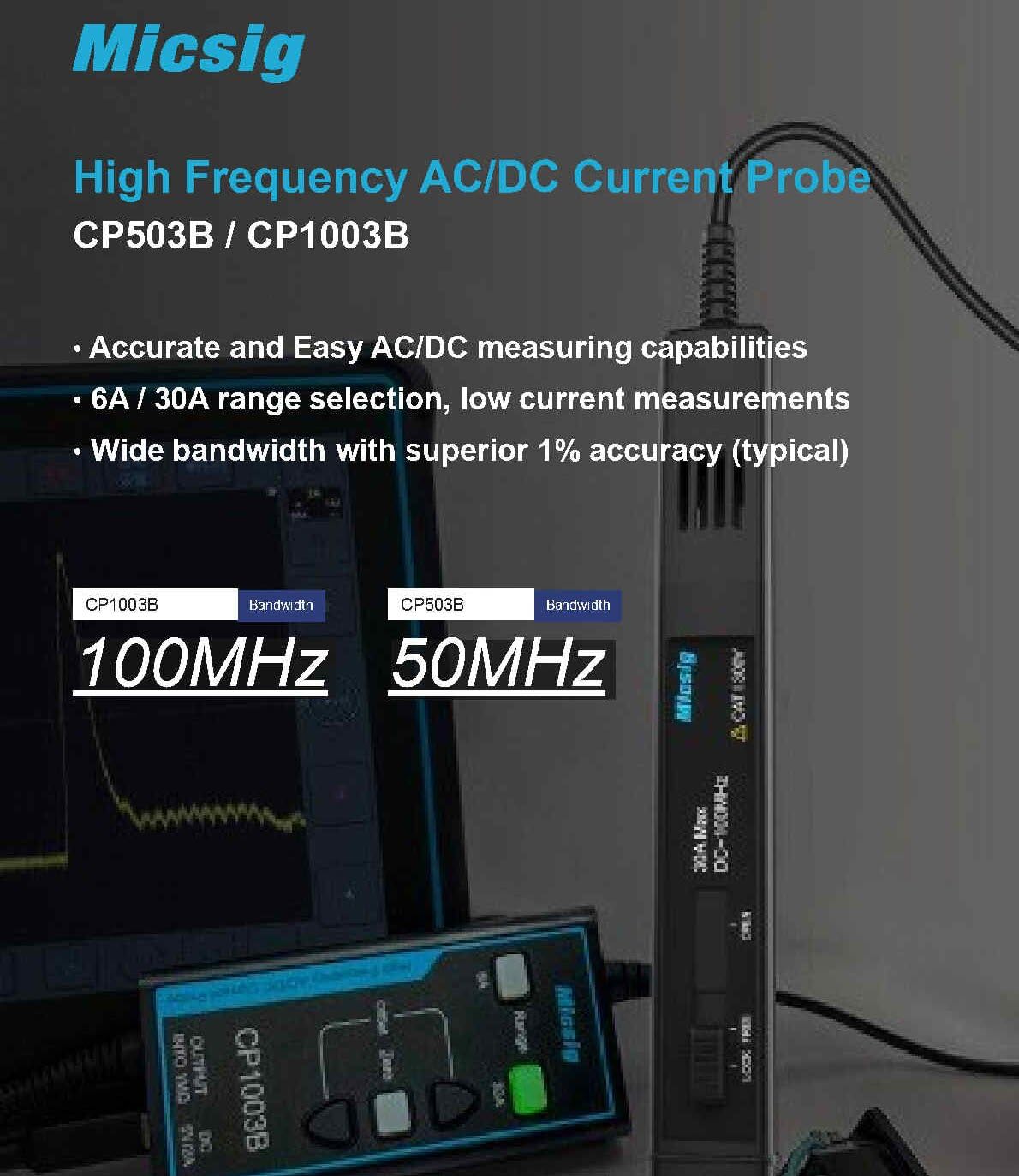 Yüksek Frekanslı AC/DC Akım Pr - Current Probe Ac Dc 50Mhz Oscilloscope incelemesi ve fiyatı