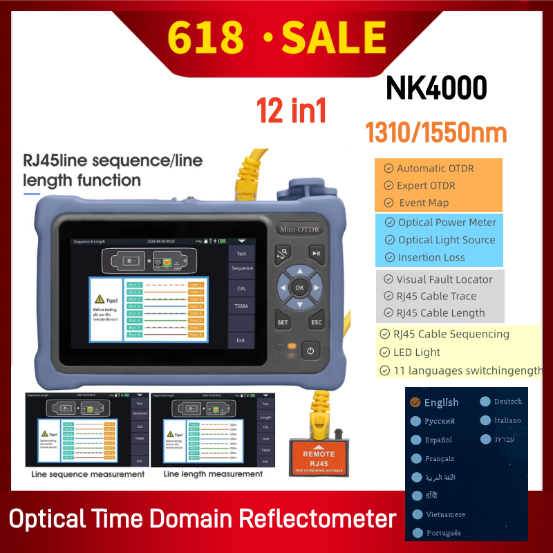 MINI OTDR 1310/1550nm 26/24dB  - Optical Time Domain Reflectometer Otdr 1310 1550Nm incelemesi ve fiyatı