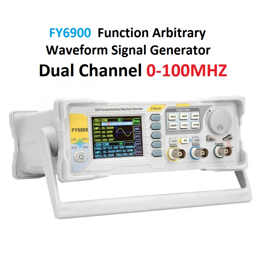 FY6900 Dijital Sinyal Jeneratö - Dual Channel Arbitrary Waveform Function Generator 60Mhz incelemesi ve fiyatı