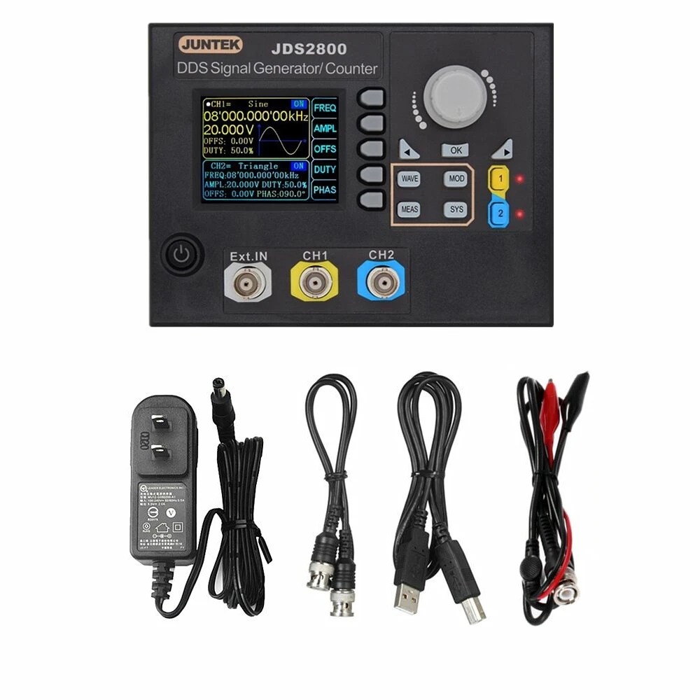 JDS2800-15M 60MHz DDS Fonksiyo - Dual Channel Arbitrary Waveform Function Generator 60Mhz incelemesi ve fiyatı
