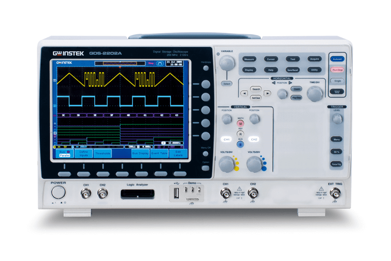 GWINSTEK GDS-2104A RENKLİ DSO  - Digital Storage Oscilloscope 4 Channel 100Mhz incelemesi ve fiyatı