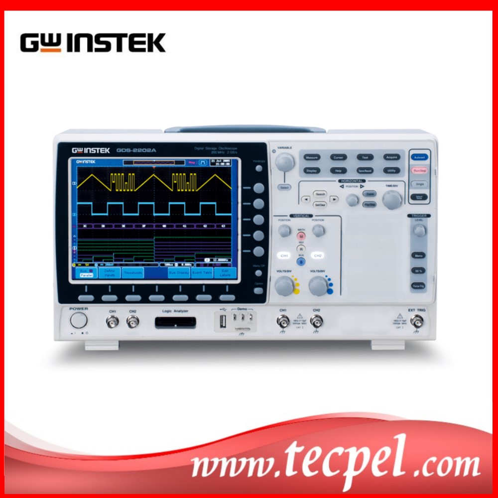 GWINSTEK GDS-2104A RENKLİ DSO  - Digital Storage Oscilloscope 4 Channel 100Mhz incelemesi ve fiyatı