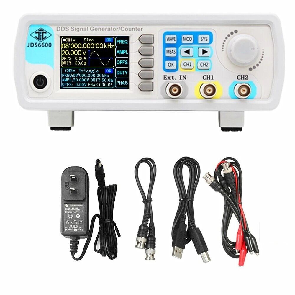 JDS6600 60MHz DDS Fonksiyon Si - Dual Channel Arbitrary Waveform Function Generator 60Mhz incelemesi ve fiyatı