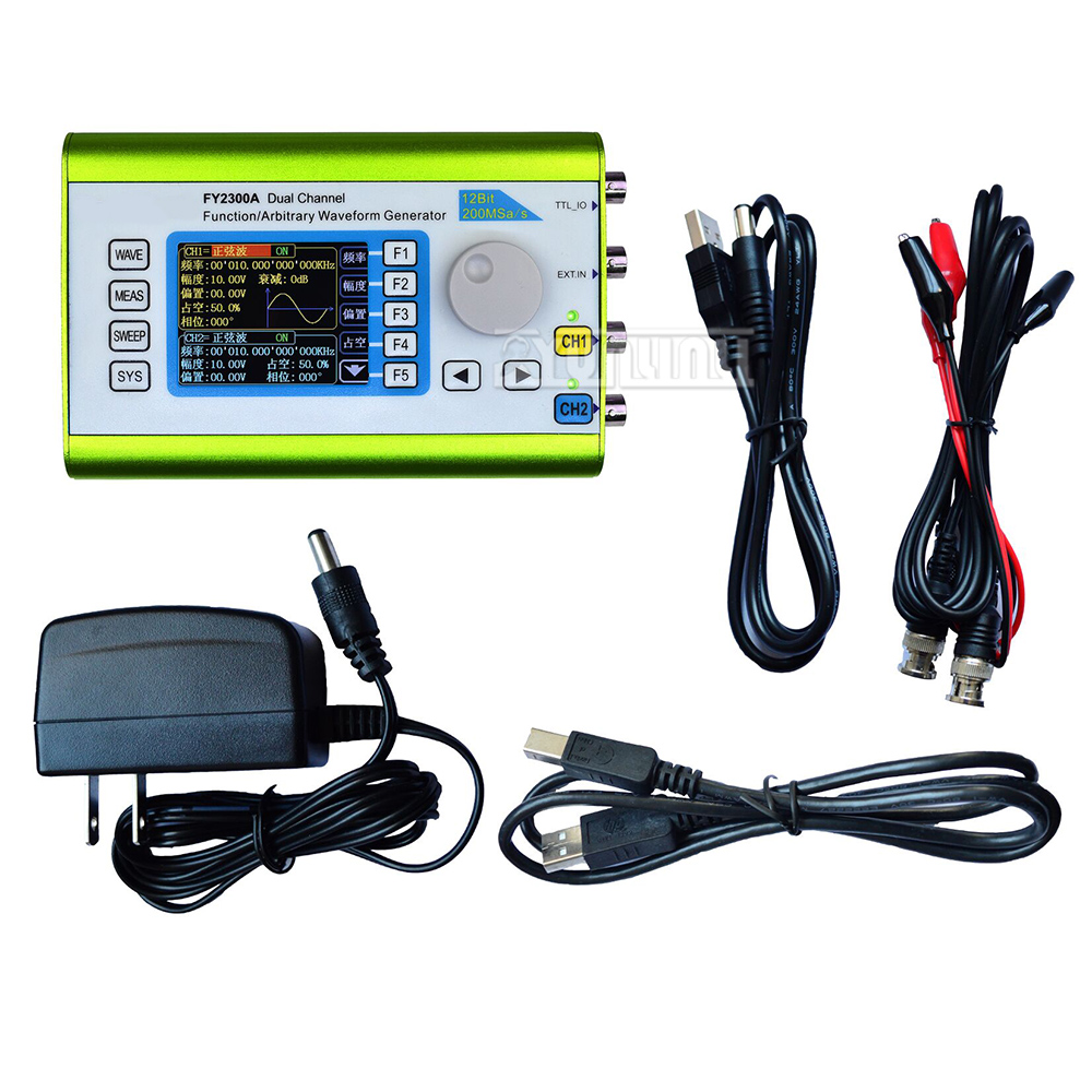 FY6300 FY2300 Çift Kanallı DDS - Dual Channel Arbitrary Waveform Function Generator 60Mhz incelemesi ve fiyatı