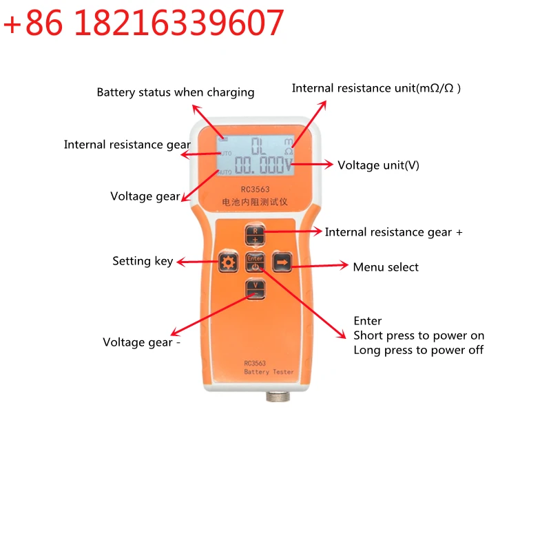 TAO Yeni RC3563 Yüksek hassasi - Battery Internal Resistance Tester Four Wire incelemesi ve fiyatı