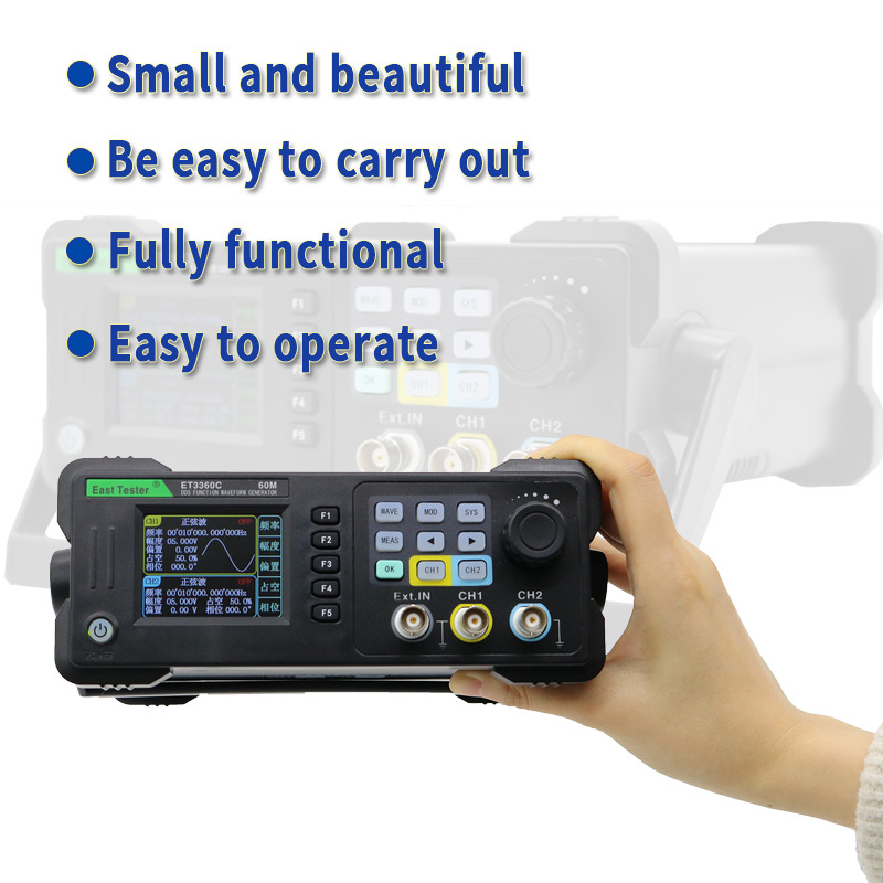 East Tester ET3320C ET3340C ET - Dual Channel Arbitrary Waveform Function Generator 60Mhz incelemesi ve fiyatı