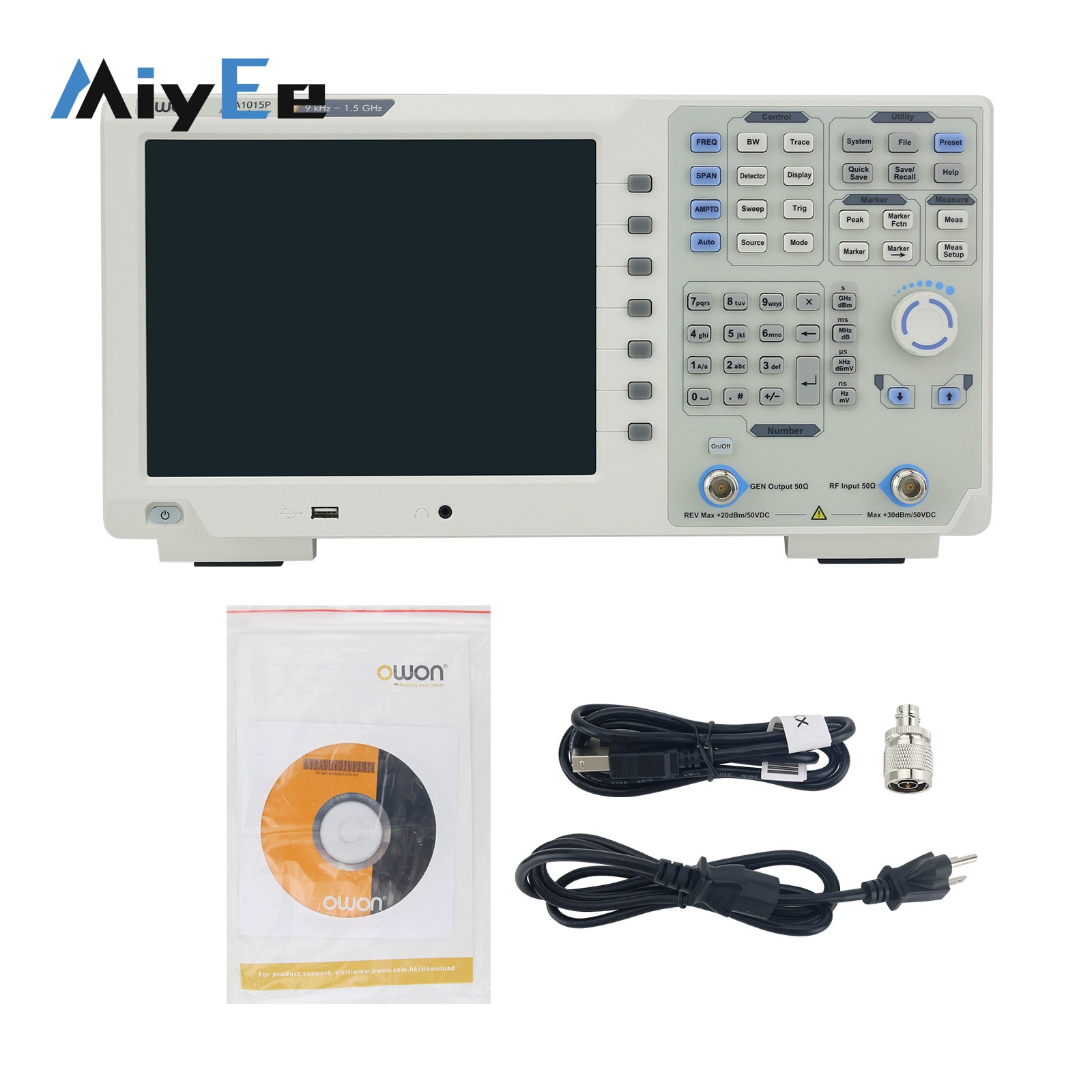 OWON XSA1015P-TG XSA1032P-TG İ - Spectrum Analyzer Tracking Generator 1.5Ghz incelemesi ve fiyatı