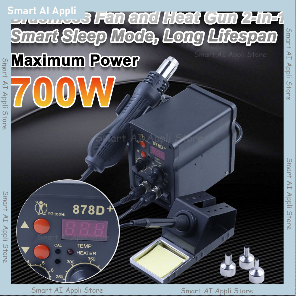 LCD Dijital Ekranlı 2'si 1 Ara - Smd Rework Station Hot Air Soldering 2 In 1 incelemesi ve fiyatı